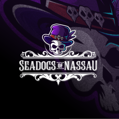 Pirate design with the title 'Seadogs Of Nassau'