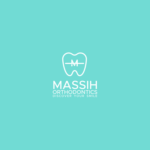 M brand with the title 'Logo for Orthodontic practice'