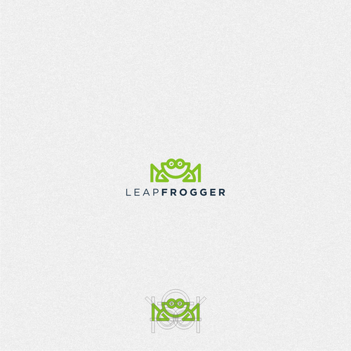 Frog design with the title 'leapfrogger'