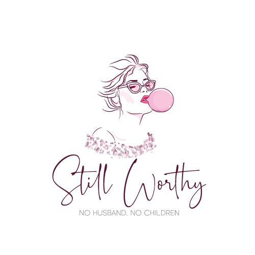 Girly logo with the title 'Discover Still Worthy's logo concept!'