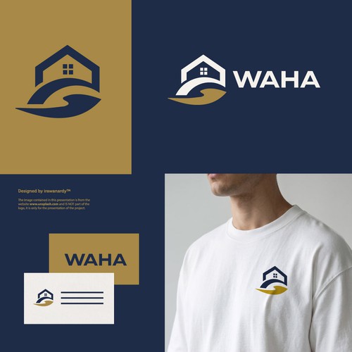 Oasis logo with the title 'Waha'