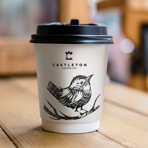 Logo packaging with the title 'Coffee mug design'