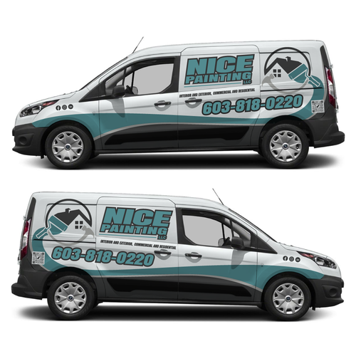 Decal design with the title 'Van Wrap Design for Nice Painting LLC'
