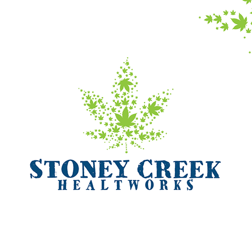 Medicinal logo with the title 'Logo concept for Stoney Creek medical company'