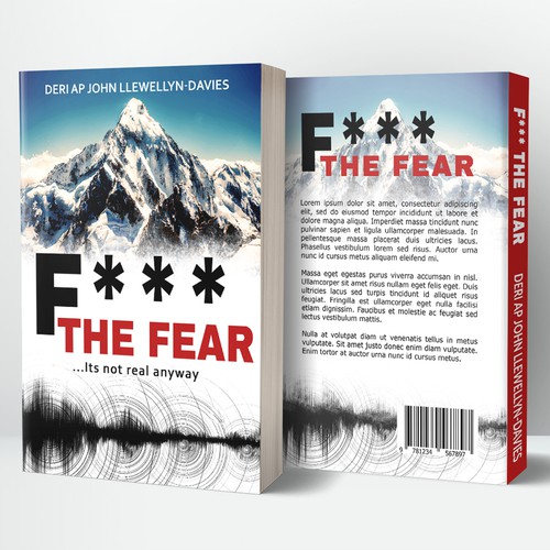 Paperback book cover with the title 'F*** The Fear book cover'