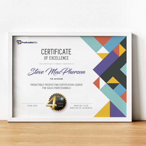 award certificate design inspiration
