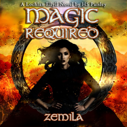 Celtic design with the title 'Magic Required'