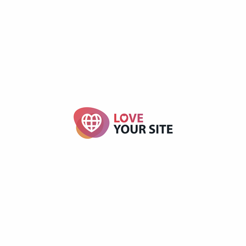 Web design logo with the title 'Love Your Site'