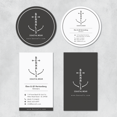 Coastal design with the title 'Bennalis'