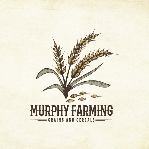 Grain design with the title 'Foodies and Artisan Bakers Logo Design'