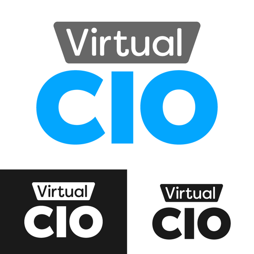 Virtual logo with the title 'Logo design for the Virtual CEO service'