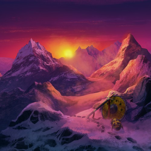 Viking design with the title 'The Northern Cycle'