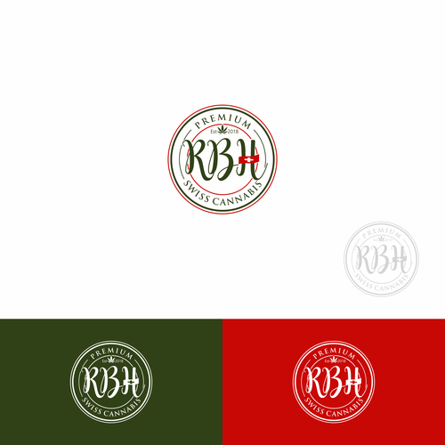 Swiss design with the title 'Logo for Cannabis CBD'