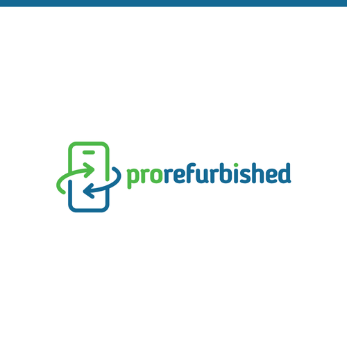 Phone logo with the title 'Modern logo for a smart devices store'