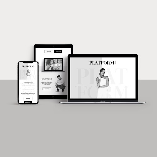 Mailchimp design with the title 'HTML Email Template'