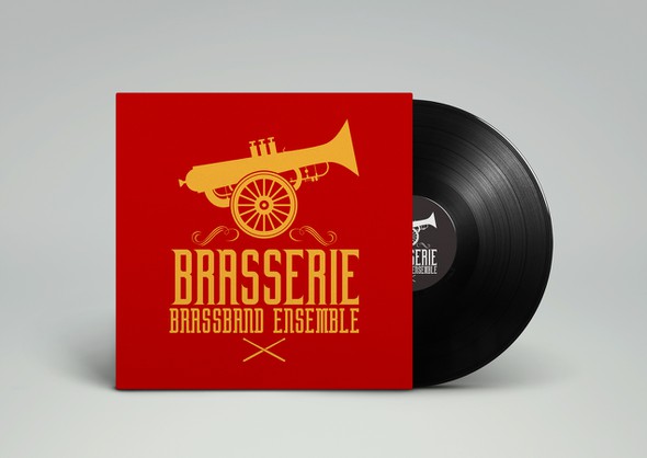 Brass logo with the title 'Brasserie Brassband Ensemble'