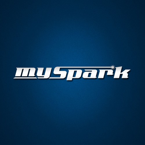 Spark logo with the title 'Bold Logo concept for MySpark'