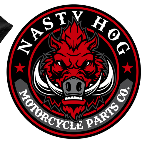 Club t-shirt with the title 'Warthog club biker'