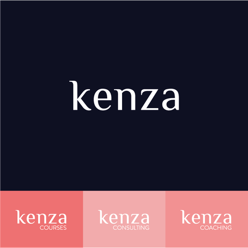 Course logo with the title 'Feminine logo concept'