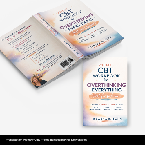 Business book cover with the title 'Book Cover Design Concept'