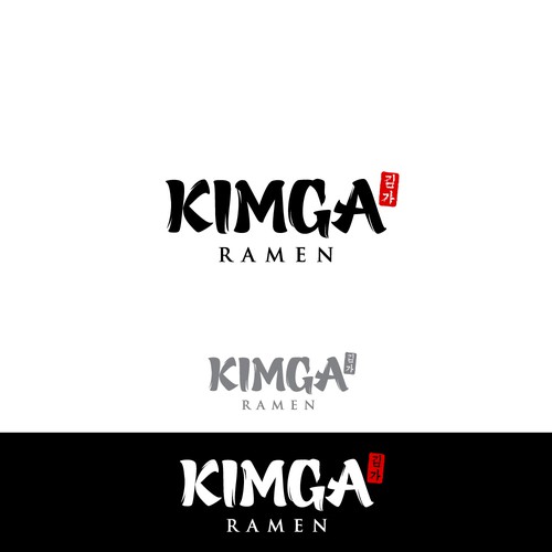 Sushi design with the title 'KIMGA RAMEN'