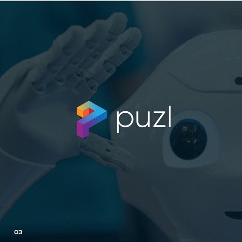 Robotics design with the title 'Puzl'