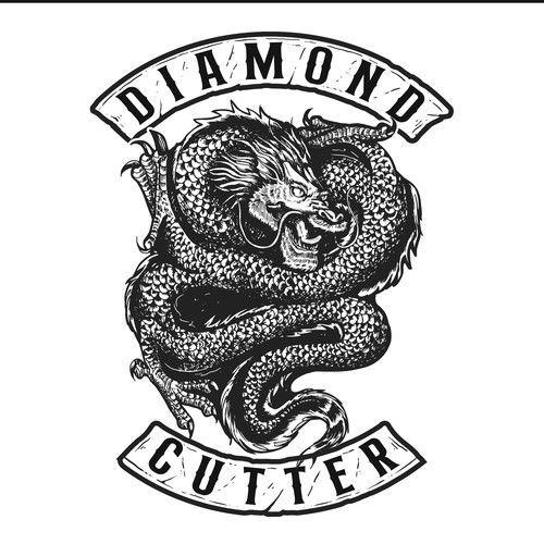 Dragon logo with the title 'Diamond Cutter'