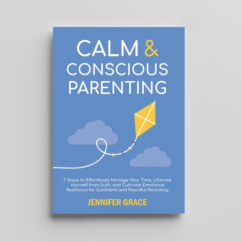 Parenting book cover with the title 'Book cover'