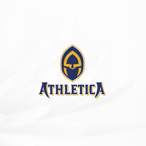 Athletic logo with the title 'Athletica logo'