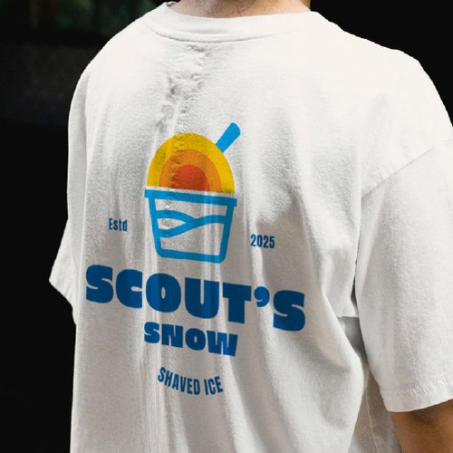 Food logo with the title 'Logo design'