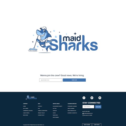 Woman brand with the title 'Maid Sharks Logo and CID Package'