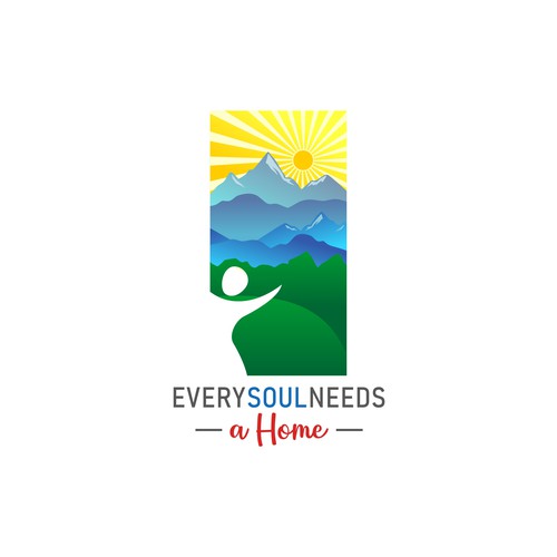Church brand with the title 'Logo Every Soul Needs a Home'