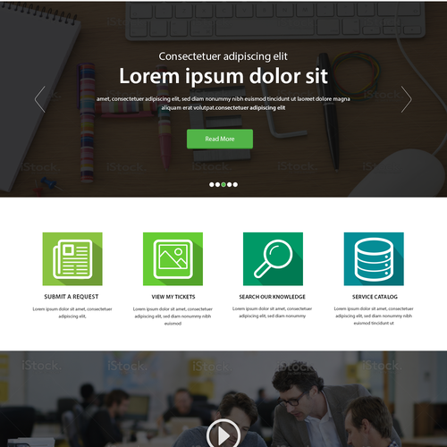 Consultant website with the title 'technology design'