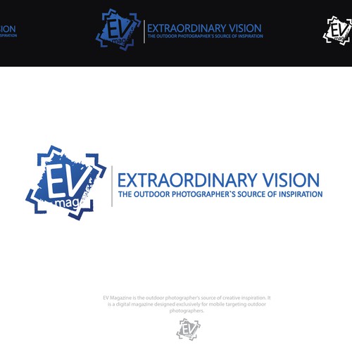 Magazine logo with the title 'Extraordinary vision'