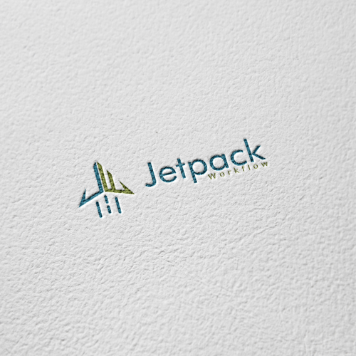 Startup brand with the title 'Logo for Jetpack Workflow'