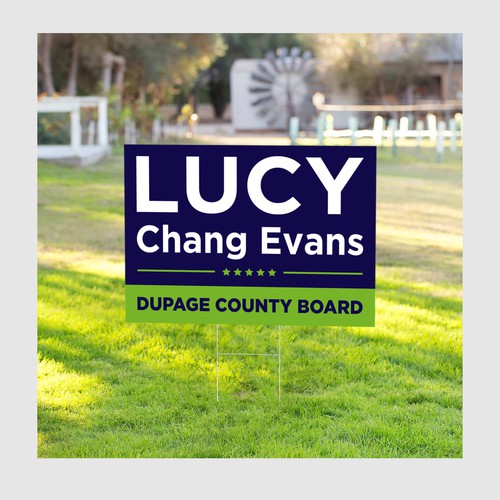 Politics logo with the title 'Lucy Chang Evans'