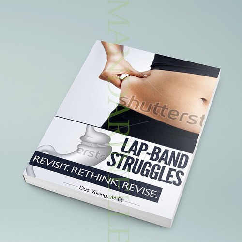 Weight-loss book cover with the title 'Help change lives by creating a book cover for a weight loss surgery book!'