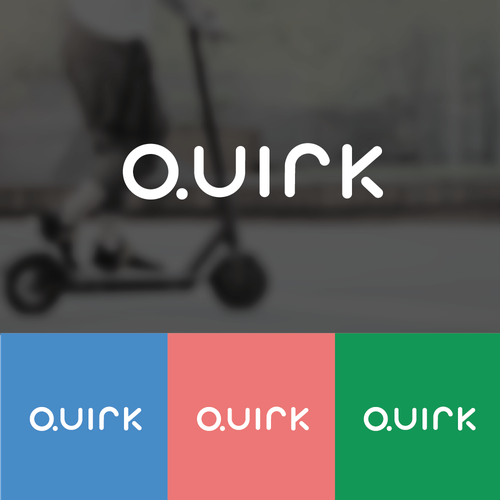 Sharing logo with the title 'Logo of a sharing app modern and ecological e-scooters. '