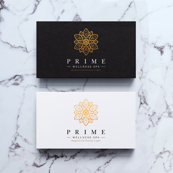 Skin care design with the title 'Prime Wellness Spa'