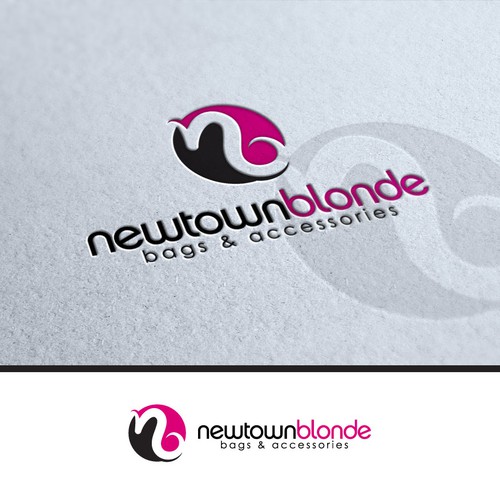 Girly design with the title 'Logo for Newtown Blonde (bag and Accessory label)'