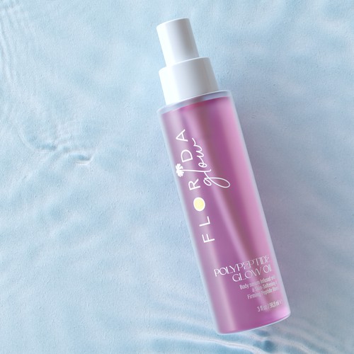 Serum packaging with the title 'Polypeptide Glow Serum'