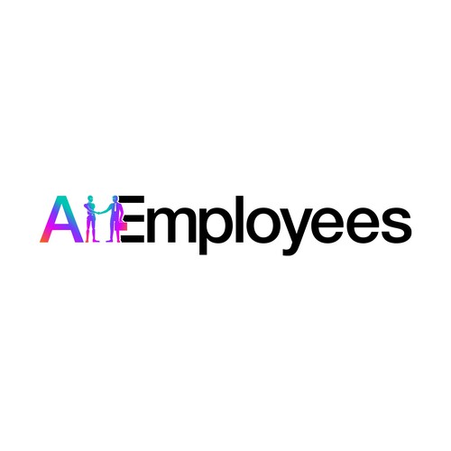 Human logo with the title 'Logo for Ai Employees'