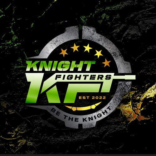 Fighter logo with the title 'Knight Fighters'