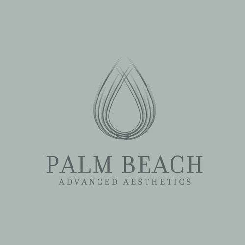 Spa logo with the title 'Palm Beach Advanced Aesthetics'