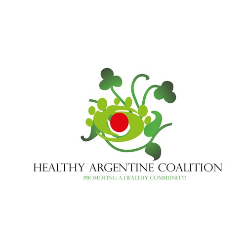 Ecological brand with the title 'logo for Healthy Argentine Coalition'