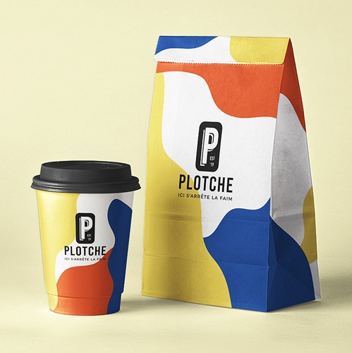 Fast food brand with the title 'Plotche'