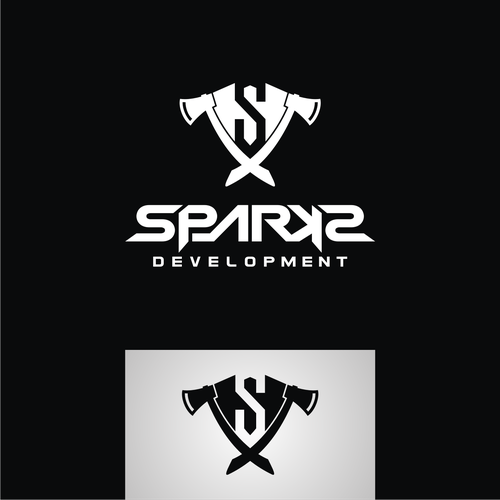 Land design with the title 'Sparks Development'