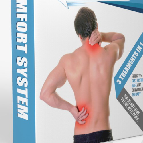 Pharmaceutical packaging with the title 'Simple Elegant Box label for healthyFix'