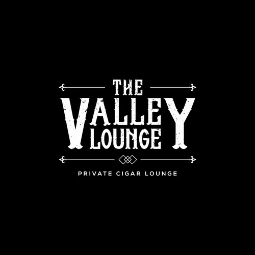 Lounge logo with the title 'Vintage Logo for Cigar Lounge'
