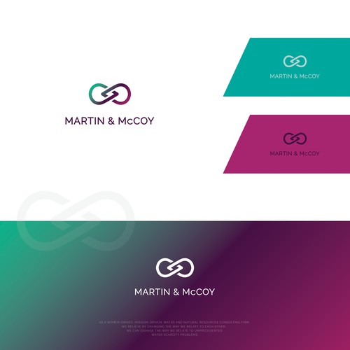 Water brand with the title 'Martin & McCoy'